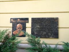 Plaque commemorating the magazine published by Korczak on Nowolipki Street