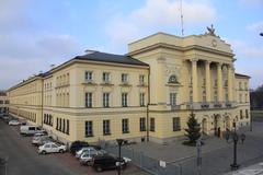 Pałac Mostowskich in Warsaw, view from the south