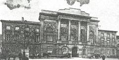 Facade of the Mostowski Palace in Warsaw