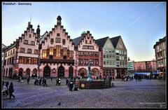 Old square in Frankfurt, Germany