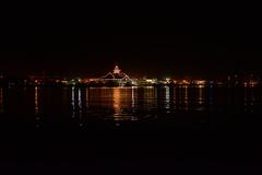 Balboa Pavilion at night