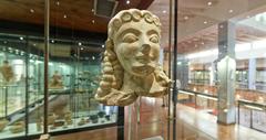 Archaeological artifacts display at Agrigento Museum