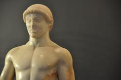 Ancient Greek statue in Agrigento Regional Archaeological Museum