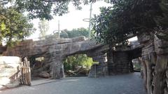 Sri Lanka leopard enclosure at Bioparc Valencia