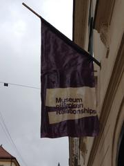 Flag on the Museum of Broken Relationships building