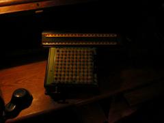 archaic typewriter at Museum of Jurassic Technology in Los Angeles