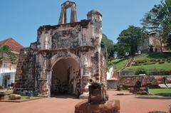 A Famosa (Porta de Santiago) in Melaka, Malaysia