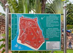 Melaka Fortress map