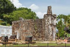 A Famosa monument in Malaysia