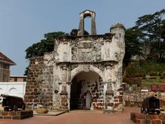 A Famosa, remnant of the Portuguese fortress in Malacca