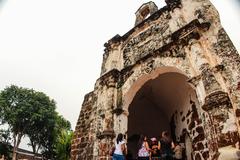 A Famosa 16th century Portuguese fortress in Malacca, Malaysia