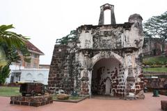 A Famosa Portuguese fort in Malacca, Malaysia