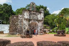 A Famosa fortress in Malacca, Malaysia