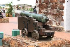 A canon at A Famosa Melaka