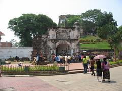 A Famosa fortress in Malacca, Malaysia