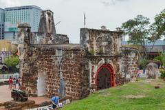 A Famosa monument in Malaysia