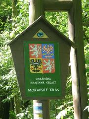 Natural landscape in Moravský kras protected area