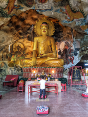 monument in Malaysia with sacred inscriptions