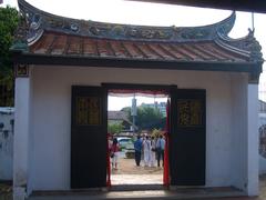 Poh San Teng Temple gates in Melaka