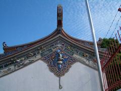 Gable relief on Poh San Teng Chinese temple in Melacca