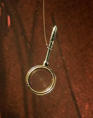 Arne Tiselius' magnifying glass at the Nobel Museum