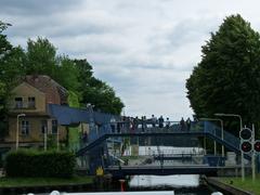 Schleuse Woltersdorf in Woltersdorf near Berlin with surrounding water and greenery