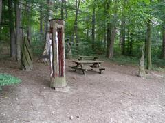 artwork at the rest area near Meiereiwiese