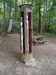 artwork at rest area near Meiereiwiese in Mödling