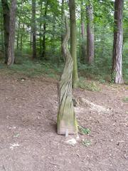 artwork at the resting place near Meiereiwiese