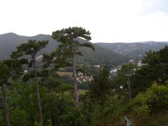 View from Mödling Castle Ruins