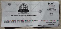 Ticket of World of Discoveries in Porto, Portugal