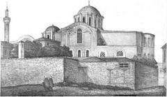 Byzantine architectural study illustration from 1877 by Alexandros Georgiou Paspatēs