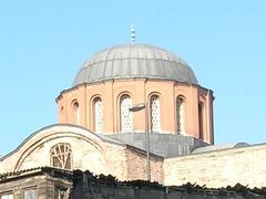 Dome of the Zeyrek Mosque, formerly Church of the Pantokrator, in Istanbul