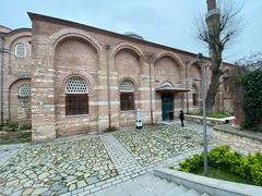 Molla Zeyrek Mosque, historic Byzantine monastery with terraces on a hill