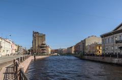 Moyka River Embankment in Saint Petersburg