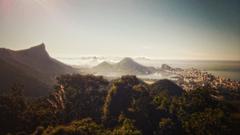 sunrise at Tijuca National Park