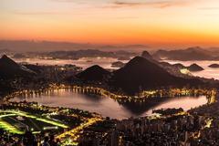 Sunrise view from Morro dos Irmãos