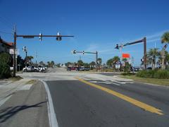 A1A and SR 200 intersection in Fernandina Beach, Florida