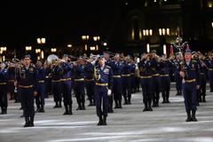 Airborne Troops concert at Spasskaya Tower festival