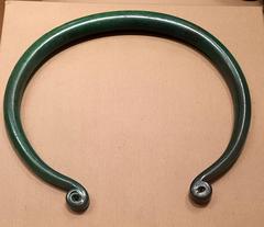 ancient Hungarian torc on display