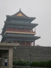 Great Wall of China winding through the mountains