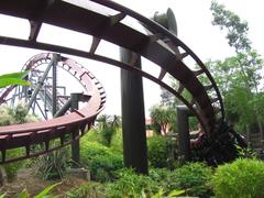 Nemesis Inferno roller coaster at Thorpe Park