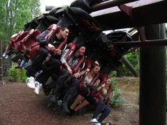 Nemesis Inferno roller coaster at Thorpe Park