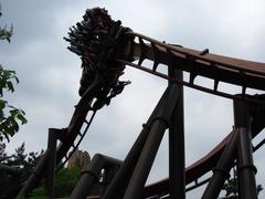 Nemesis Inferno roller coaster at Thorpe Park