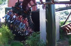 Nemesis Inferno roller coaster at Thorpe Park