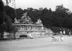 Neptune Fountain in Schönbrunn Palace Gardens, Vienna