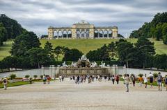 Gloriette in the Schönbrunn Palace Gardens, Vienna