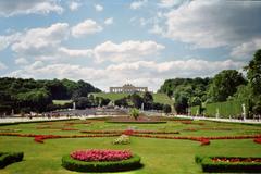 Schloss Schönbrunn - Neptunbrunnen, Gloriette