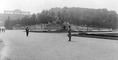 Schönbrunn Palace with Gloriette in the background