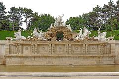 Neptune Fountain in the gardens of Schönbrunn Palace, Vienna